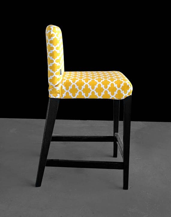 Yellow IKEA HENRIKSDAL Bar Stool Chair Cover