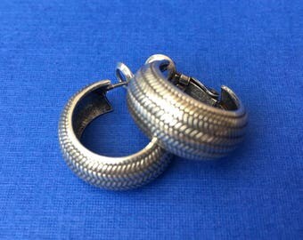 Pretty Little Vintage Hoop Earrings for Pierced Ears