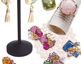 3d crystal diamond cut gem bead resin bijoux jewelry style silicone mold