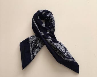 Blue kerchief | Etsy