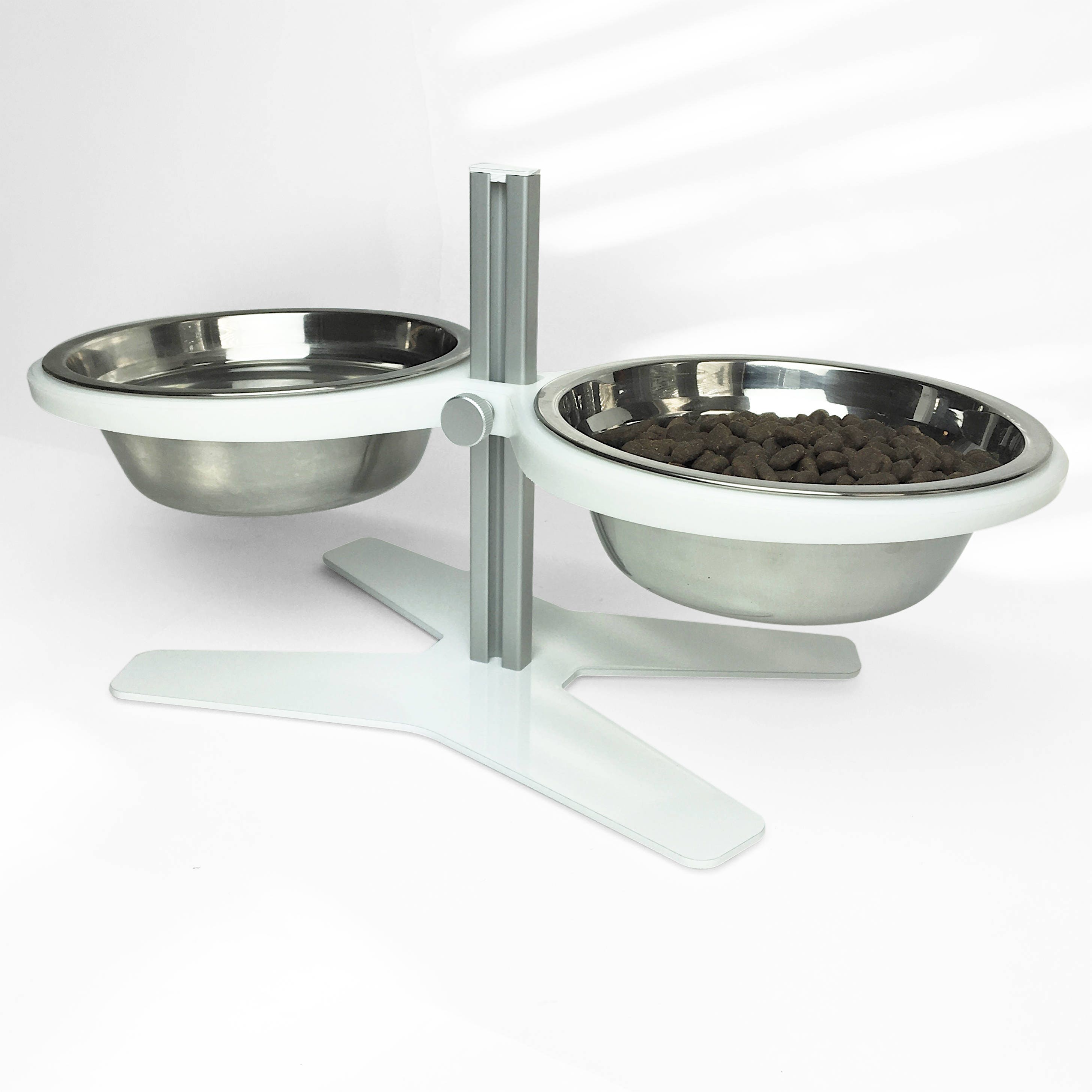 Ergonomic Modern Pet Feeder for Dogs and Cats