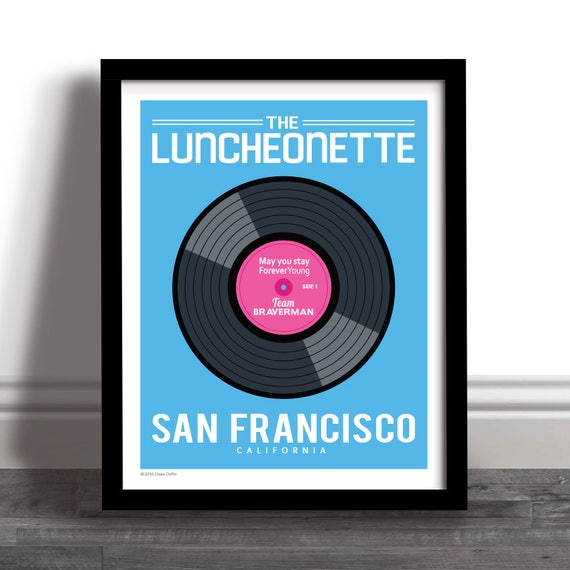 The Luncheonette Parenthood Vinyl Record Art Print Poster