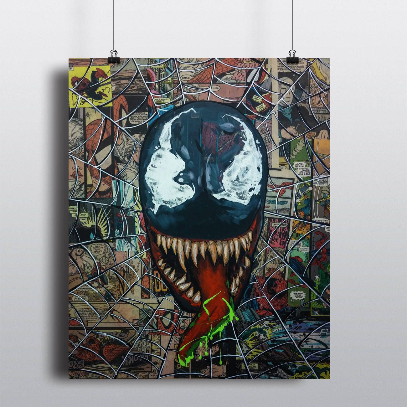 Venom Acrylic Painting