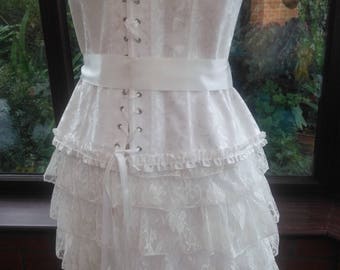 RESERVED for Kimberly cinderella style custom made to chosen style Fairytale gown with hooped underskirt princess queen