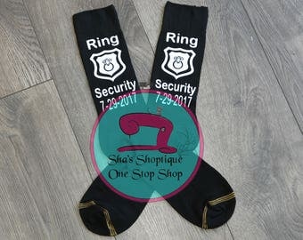 Ring Security Socks Ring Bearer Socks