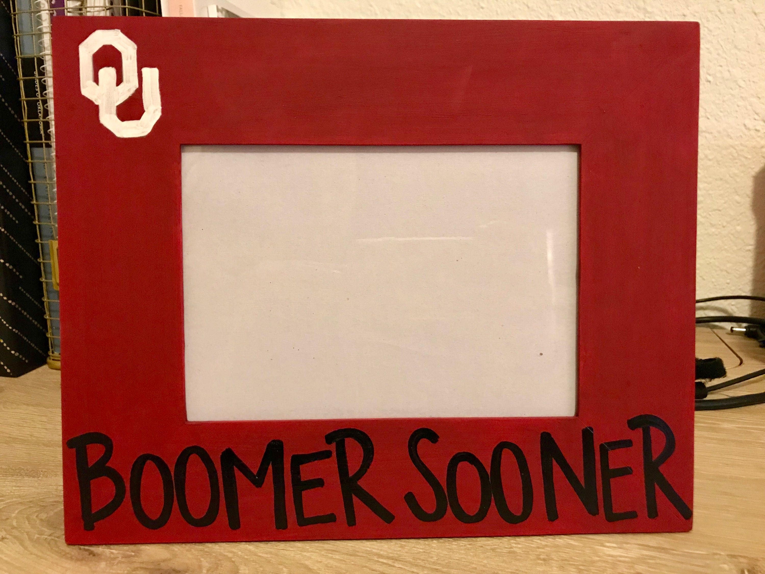 University of Oklahoma Boomer Sooner picture frame from