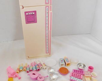 vintage barbie fridge