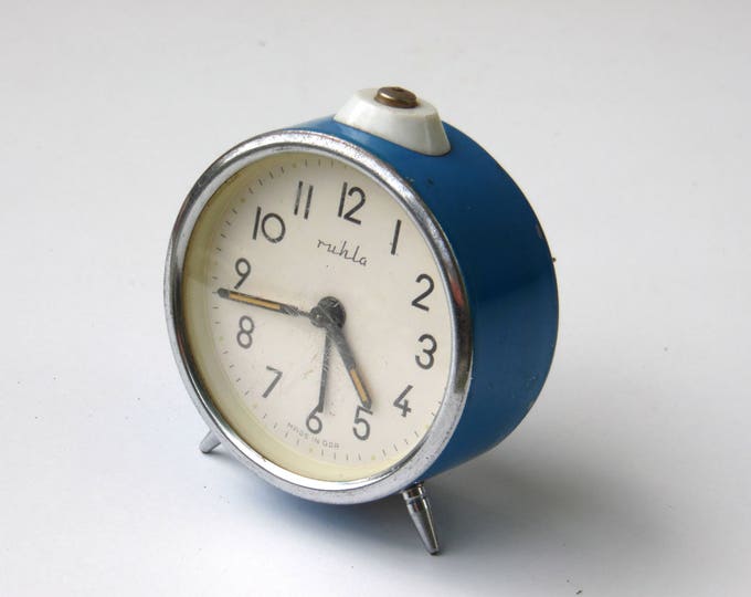 Ruhla - Vintage Mechanical Alarm Clock - Made in Germany