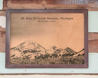 Engraved leather photo, leather anniversary, wedding photo on leather, your photo on leather, custom leather photo gift him, Disney Wedding
