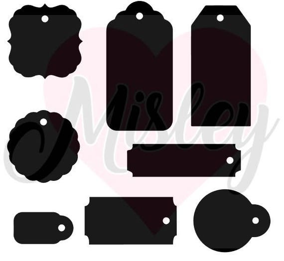 Download Gift Tag Bundle SVG Cut File for Silhouette Cameo/Portrait and