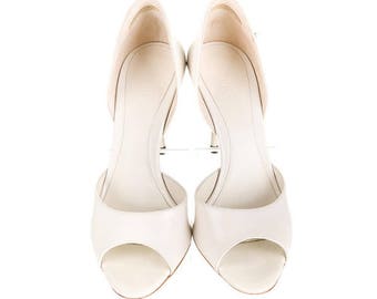 Authentic Gucci d'Orsay Pumps shoes size 8 IT 38