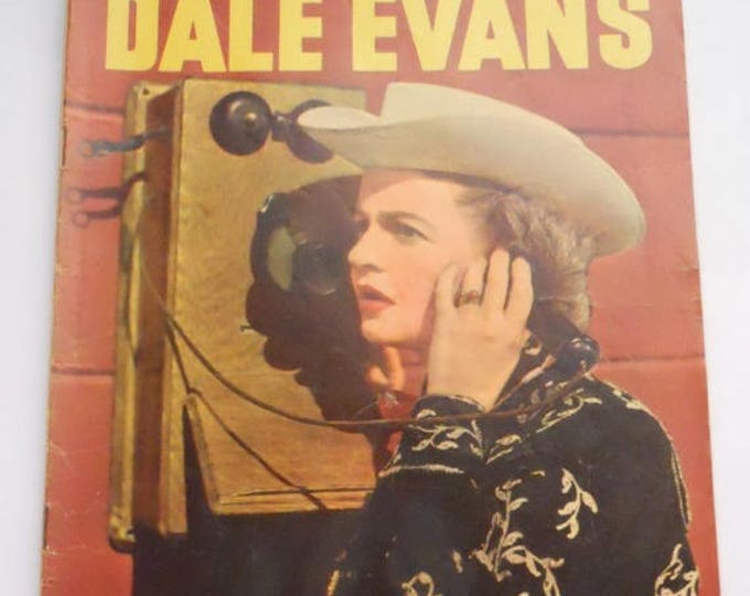 Dale Evans Queen of the West Vintage Comic Book, No. 13 1956, VG-