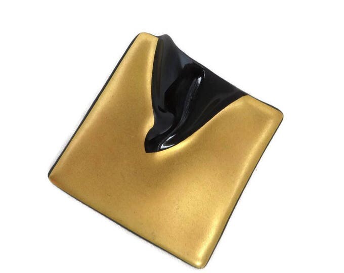 Rosenthal Germany Brooch - Vintage Studio Linie Modernist Glass Brooch, Johan Van Loon Pin, Gift for Her