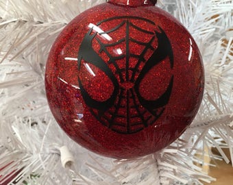 personalized spiderman ornament