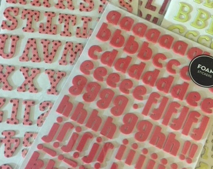 Thickers. Three Dimensional Stickers for Scrapbooking or CardMaking - SOLD FOR CHARITY