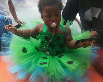 PICK YOUR COLORS! Pebbles Inspired Tutu Dress, Pebbles Dress, Pebbles Costume, Pebbles Outfit, Pebbles Tutu, Pebbles Party
