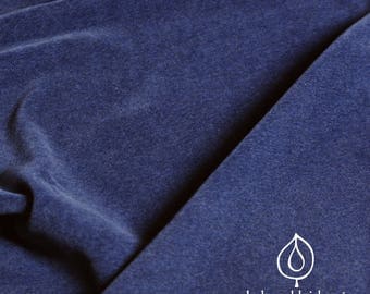 Bio Nicki velvet velour blue mottled dark blue