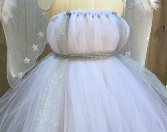 Angel Costume - Angel Tutu Dress - Angel Halloween Costume