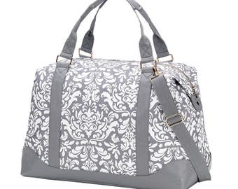 FREE Personalization, LARGE WEEKENDER Bag, Carry on Bag, Monogrammed Duffel Bag, Extra Large Bag, Weekender, Overnight bag, Duffel
