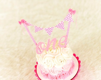 one cake topper first birthday cake topper one smash cake