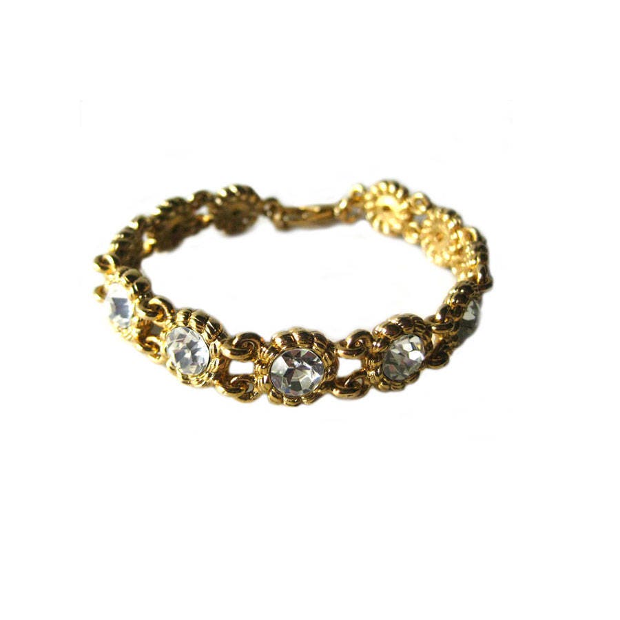 Joan Rivers Classic Collection Rhinestone Bracelet Link