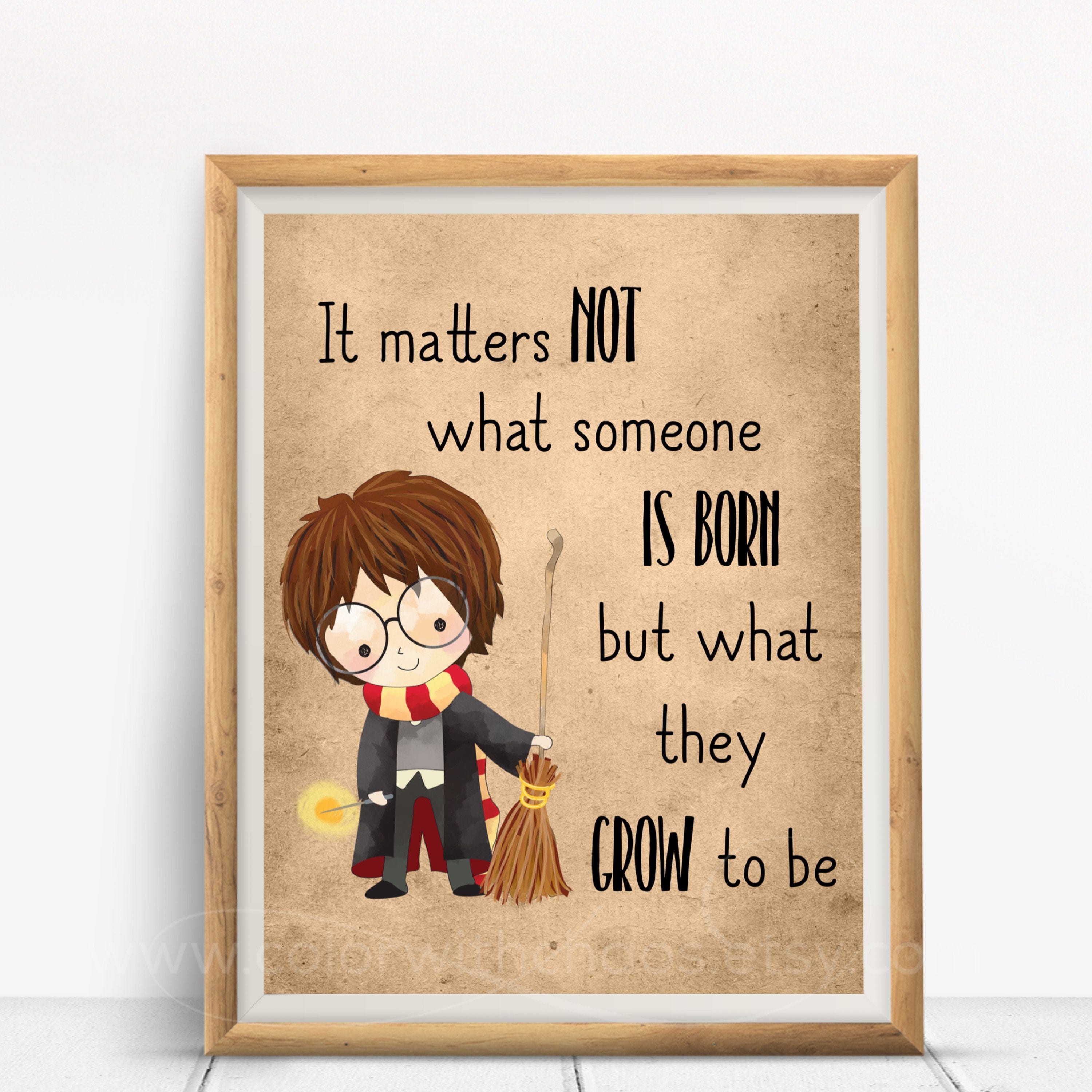 Harry Potter Printable Art Harry Potter Poster Nursery