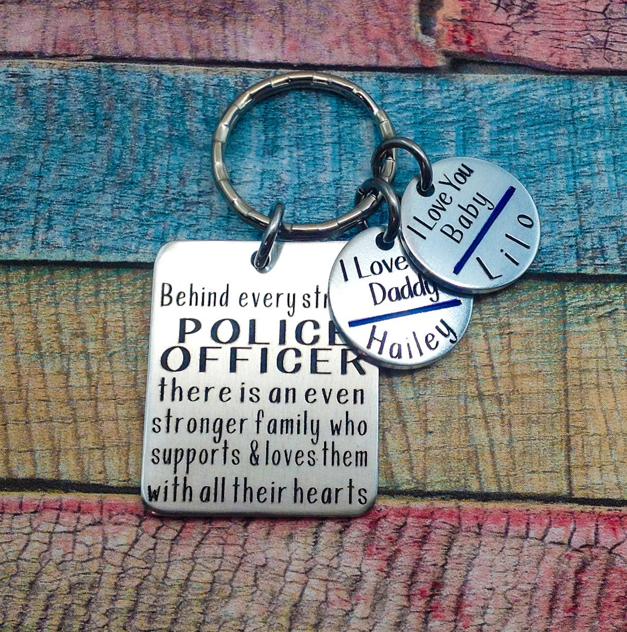 Police Officer Gift Husband Police Officer Key Chain police