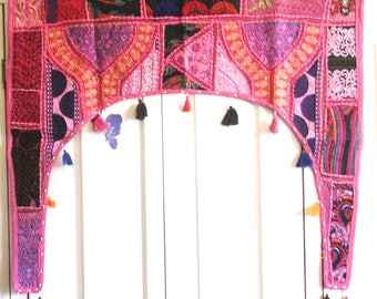 Handmade Shell Work Fabric Toran for Home Decor 10