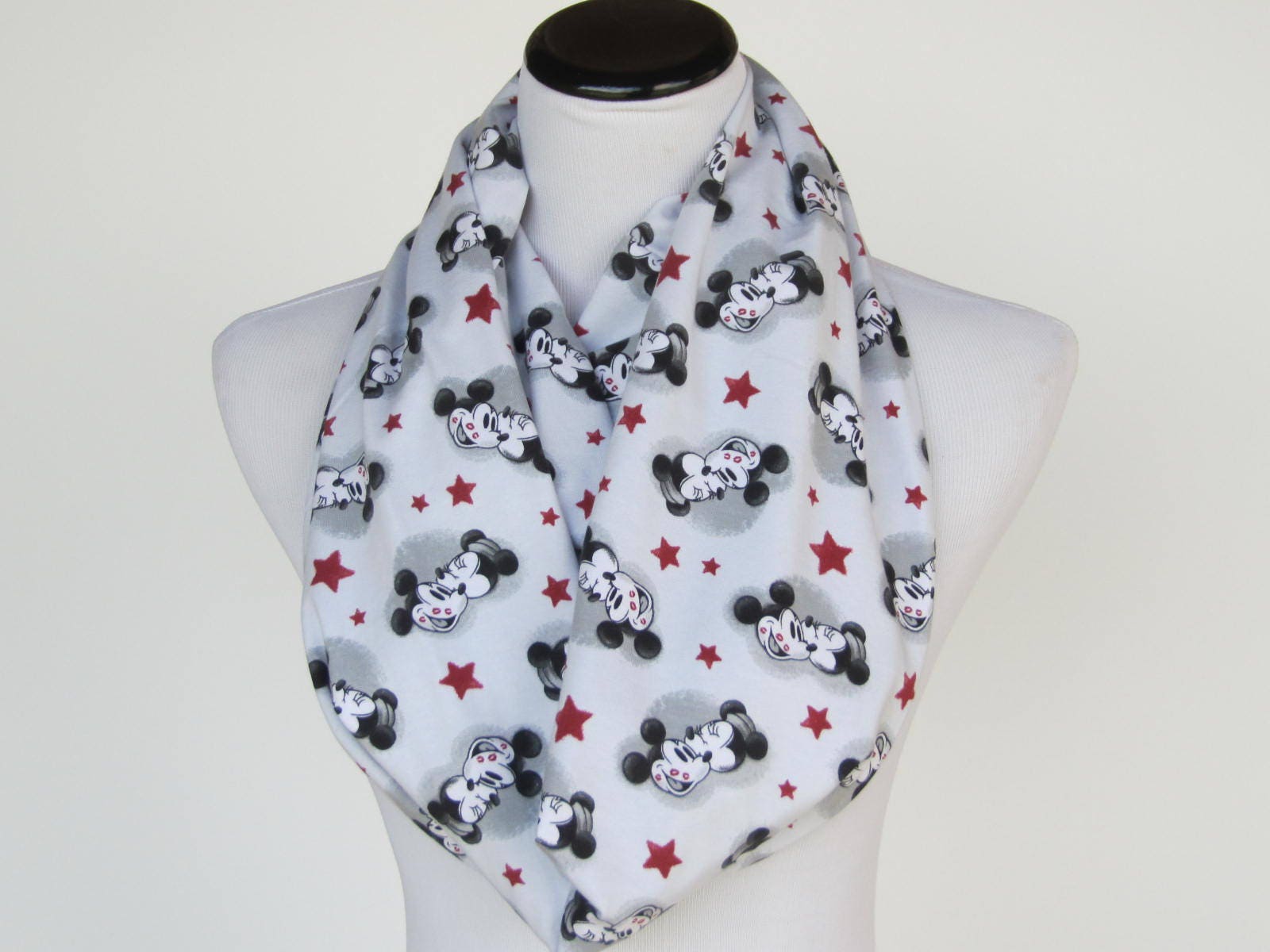  Mickey Mouse scarf  infinity scarf  for mickey  lovers loop