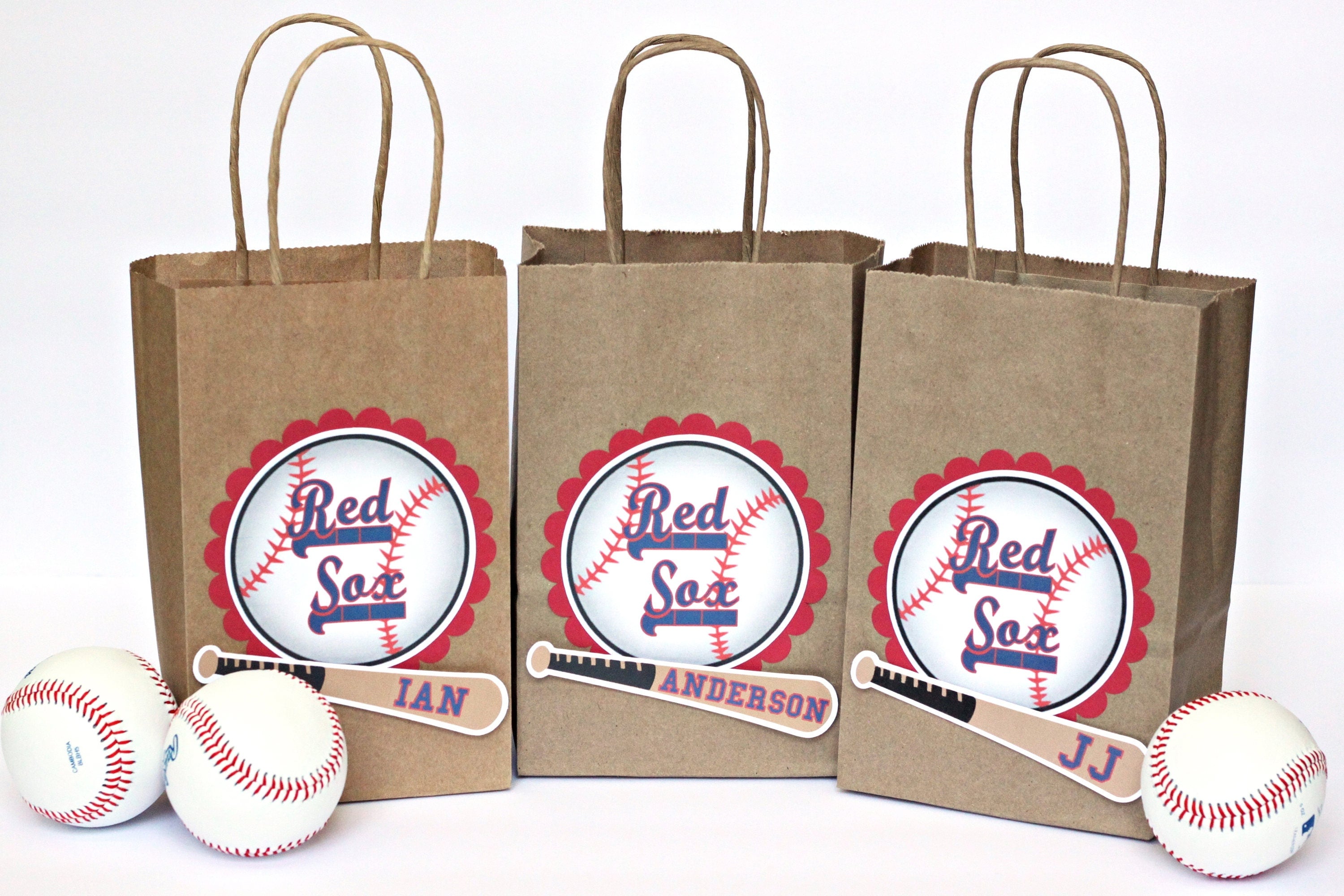 Baseball Party Favor Bags Baseball Birthday Bags Baseball