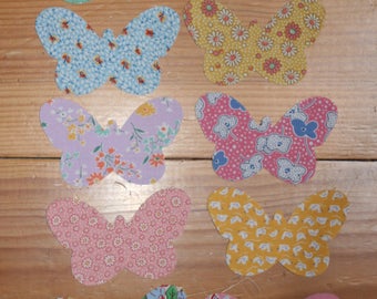 Butterfly patchwork applique