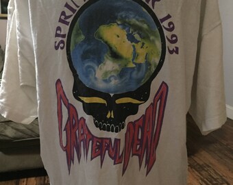 Vintage 1993 double sided Grateful Dead t shirt