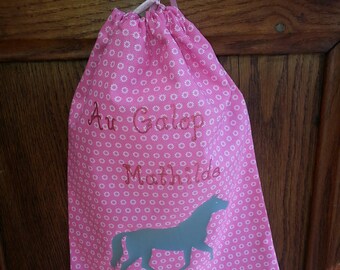 personalized pouch riding theme