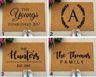 Custom Door Mat, Personalized Doormat, Door Mat, Doormat, Door Mat Personalized, Rug, Customized Doormat, Newlywed Gift, Unique Gift