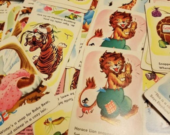 Vintage 1950s Animal Snap Card Game Complete Original Box Vintage Games Vintage Toys