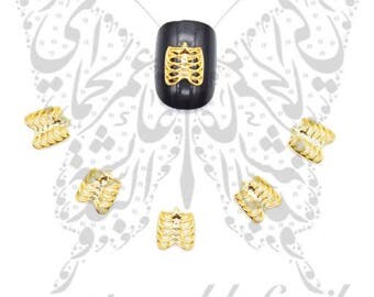 Rib Cage 3D Nail Art Decoration / 2pcs