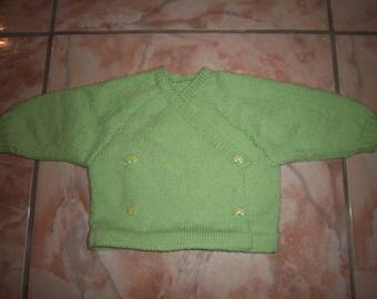 Hand-made strapless top wool-3 months