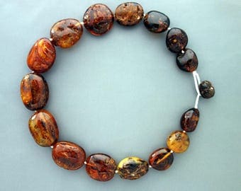 Large NATURAL BALTIC AMBER necklace