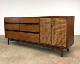 Kipp Stewart | Danish Modern Walnut + Rosewood Dresser | Calvin mid century