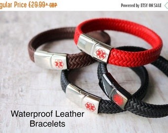 Summer Sale Medical Alert Bracelet - Personalized ID Bracelet - Medical Alert Bracelet -