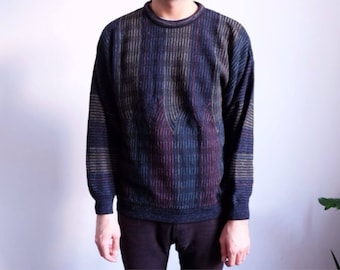 90s bueckle designer sweater unisex oversize wool made in germany