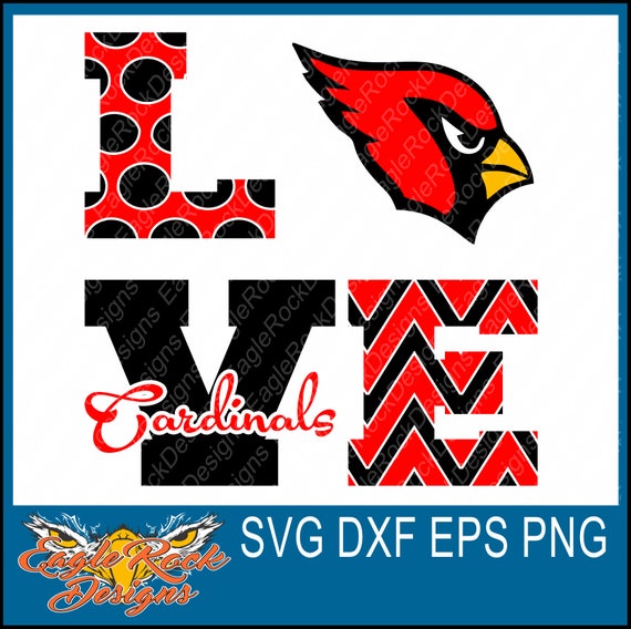Download Love Cardinals SVG DXF EPS Png Cut File Cardinals