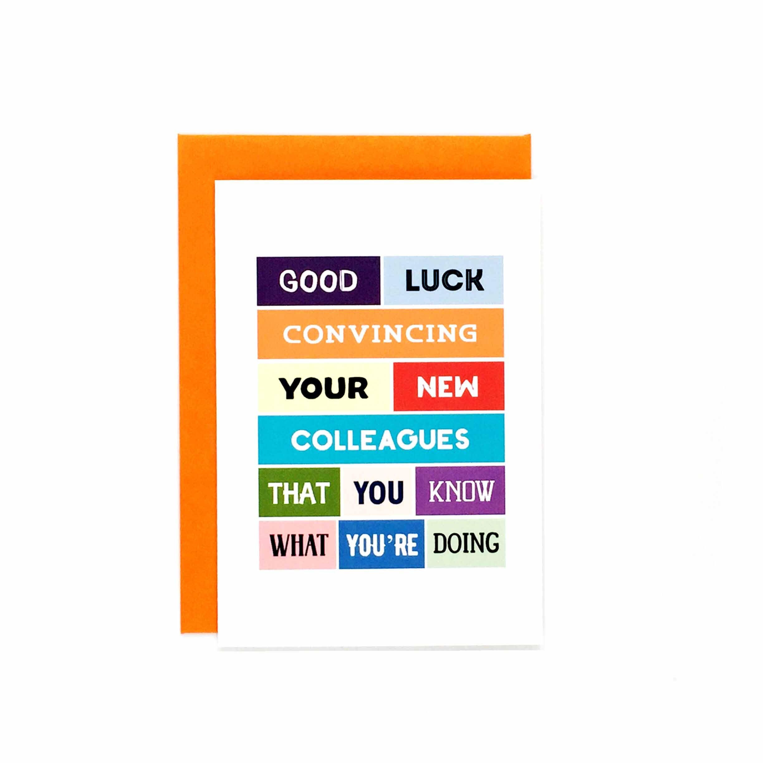 Funny New Job Card Colleague Leaving Coworker Good Luck