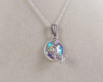 Mermaid necklaces, mermaid necklace, mermaid jewelry, mermaid gifts, mermaid party favors, mermaid scale, mermaid charm, sitting mermaid