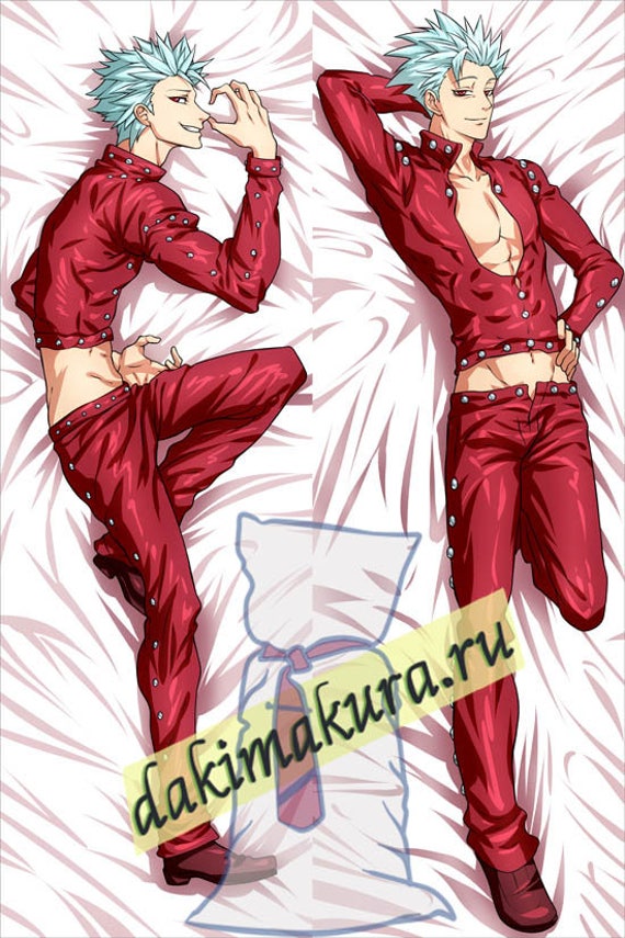 ban seven deadly sins body pillow