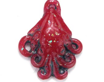 Cephalopod Pendant (Candytrap Cherry)
