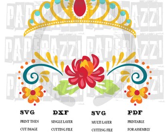 Elena of Avalor SVG for Cricut Design Space - Silhouette Studio