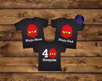 ninjago birthday shirts