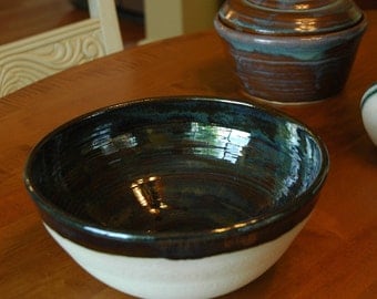 Ceramic Bowl // Ceramic Serving Bowl // Pottery Fruit Bowl // Unique Ceramic Bowl