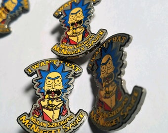 Rick and Morty Szechuan Sauce Enamel Festival Pin (Only 100) Limited Edition